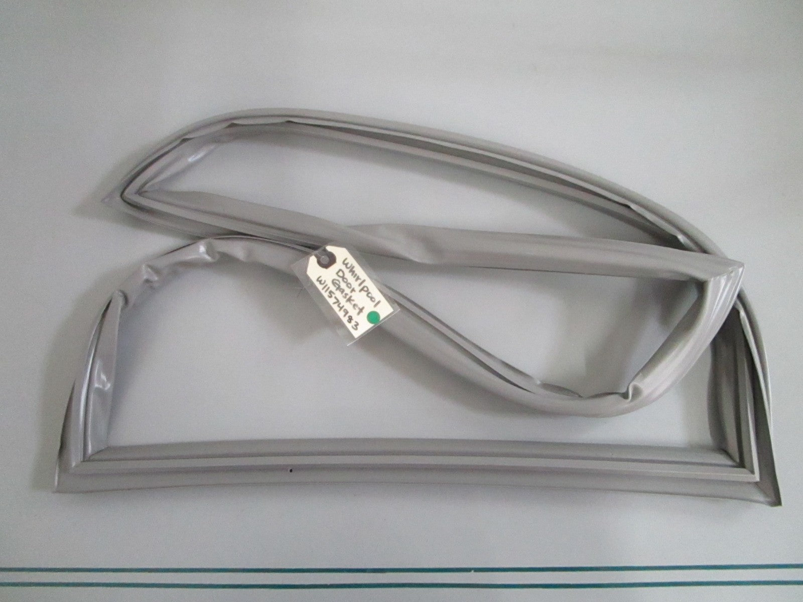 Whirlpool NEW OEM Refrigerator Freezer Door Gasket Gray W11574983 NOS Part 0820