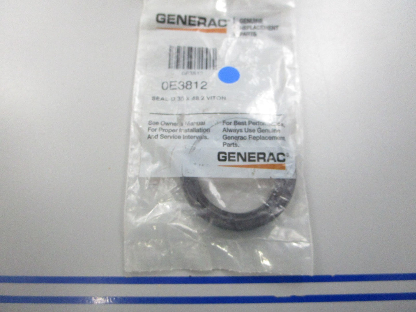 *NEW OEM* 0810 Generac Seal 0E3812