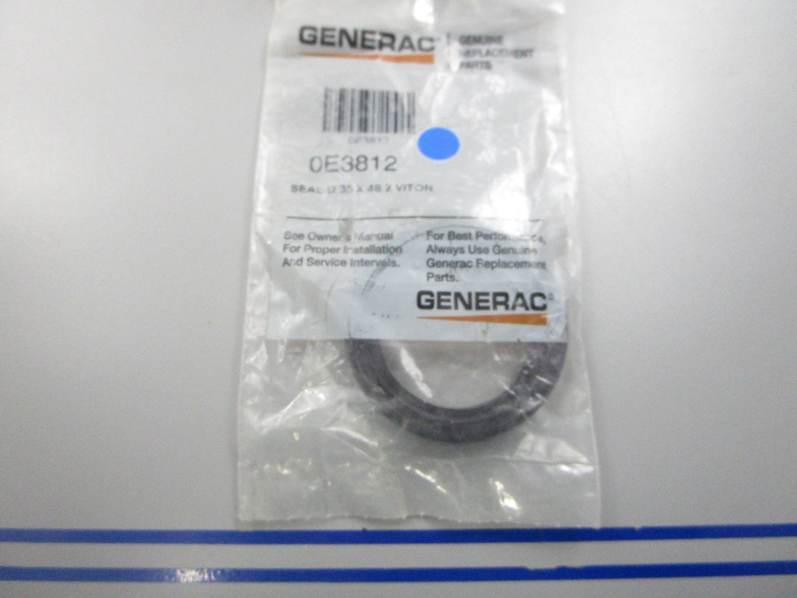 *NEW OEM* 0810 Generac Seal 0E3812