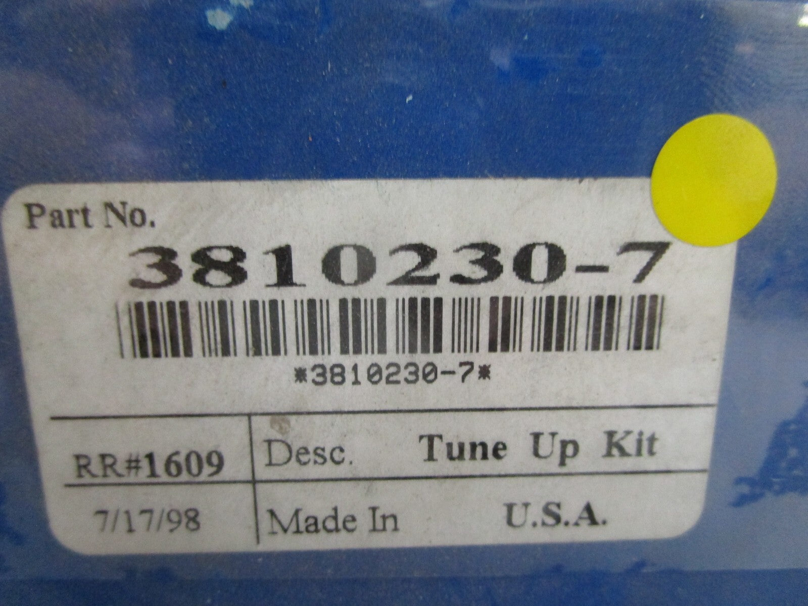 *NEW OEM* 0820 Volvo Penta Tune-Up Kit 3810230