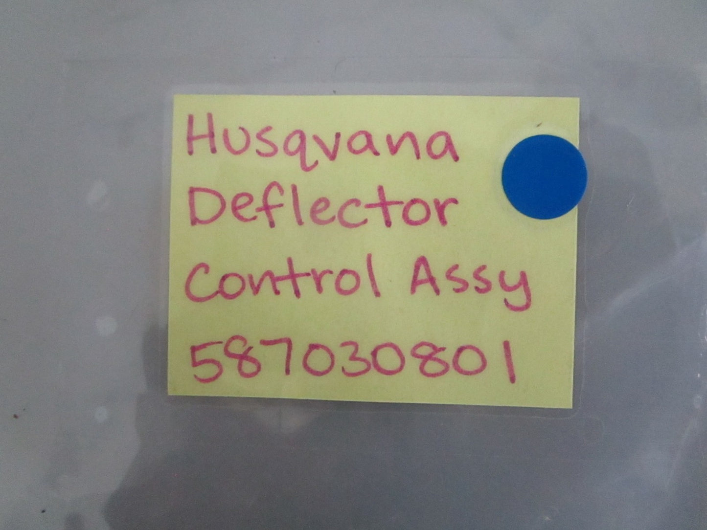 *NEW OEM* 0820 Husqvarna Deflector Control Assy 587030801