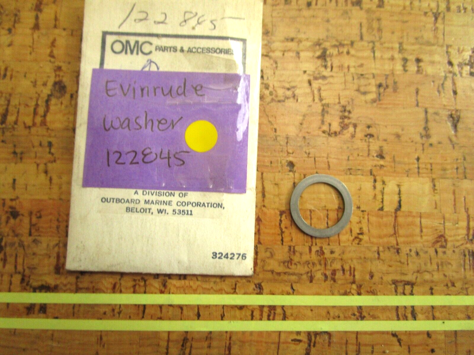 *NEW OEM* 0750 OMC Johnson Evinrude WASHER 122845 0122845