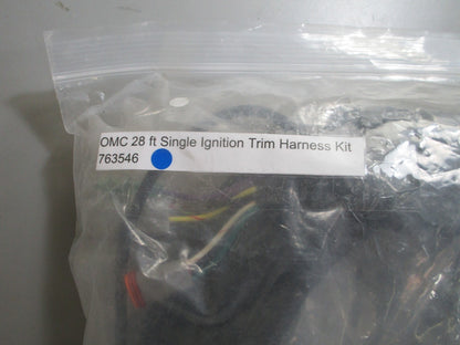 *NEW OEM* 0720 OMC Johnson Evinrude 28ft Single Ignition Trim Harness Kit 763546