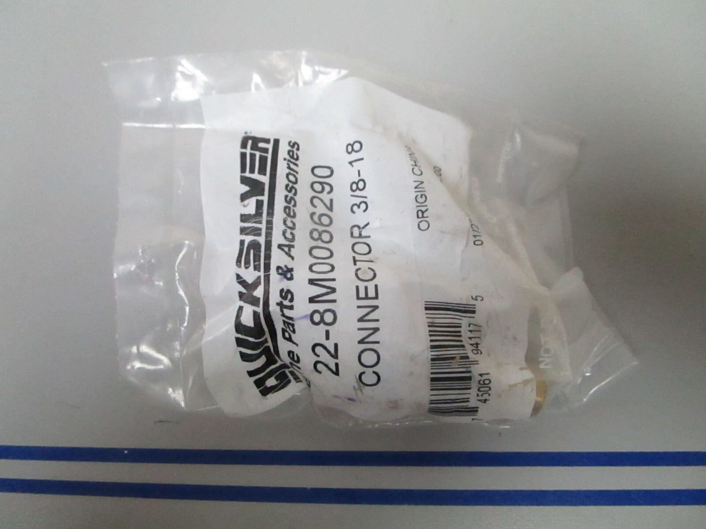 *NEW OEM* 0810 Mercury Quicksilver 3/8-18 Connector 22-8M0086290