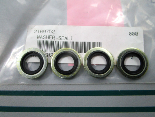 NEW OEM (LOT OF 4) 216-9752 CAT Bonded Seal Washer 0810