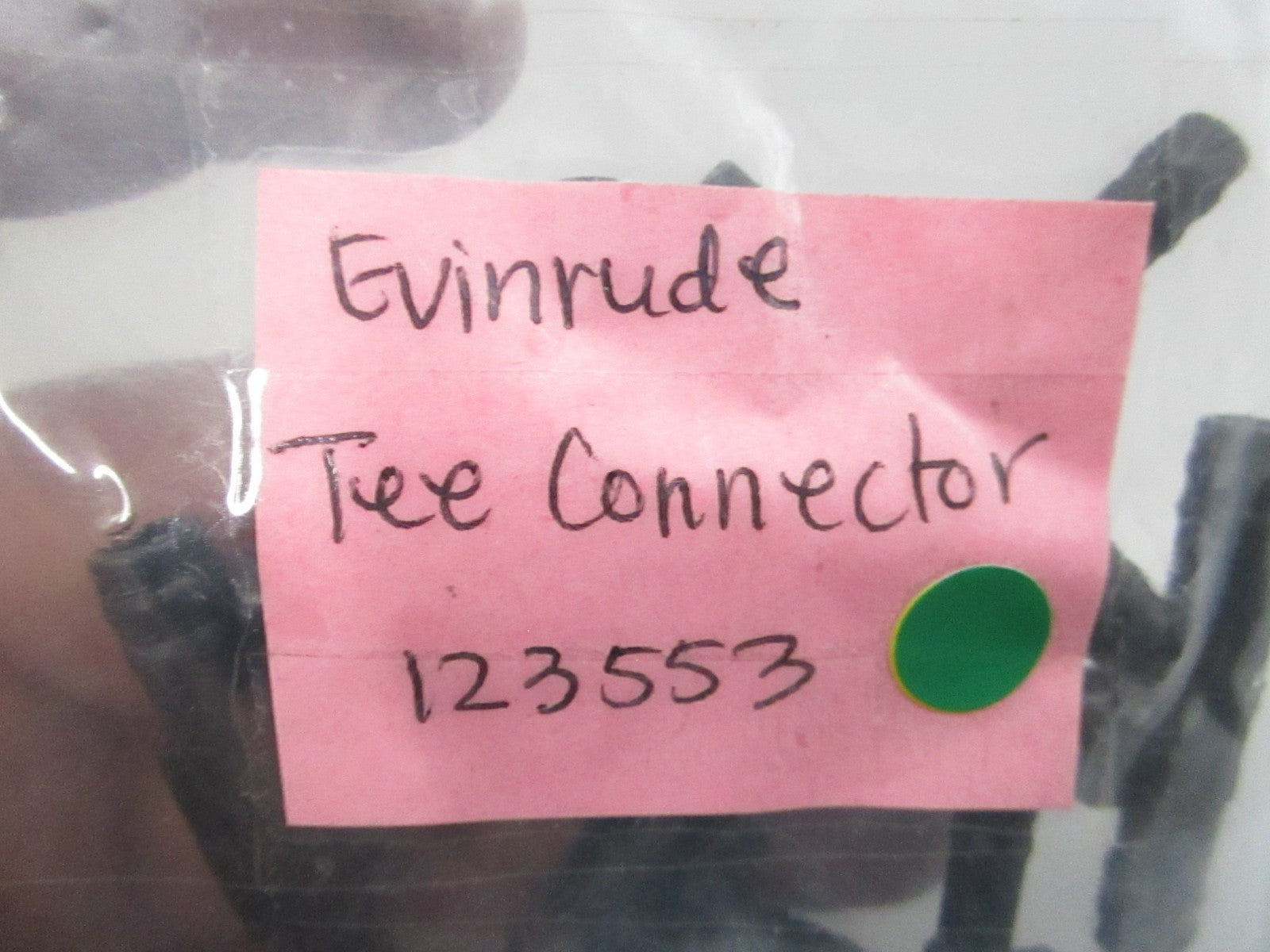 NEW OEM (LOT OF 2) 123553 0123553 OMC Johnson Evinrude Tee Connector 0810