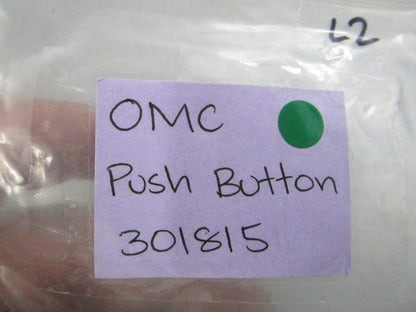NEW OEM (LOT OF 2) 301815 0301815 OMC Johnson Evinrude Push Button 0810