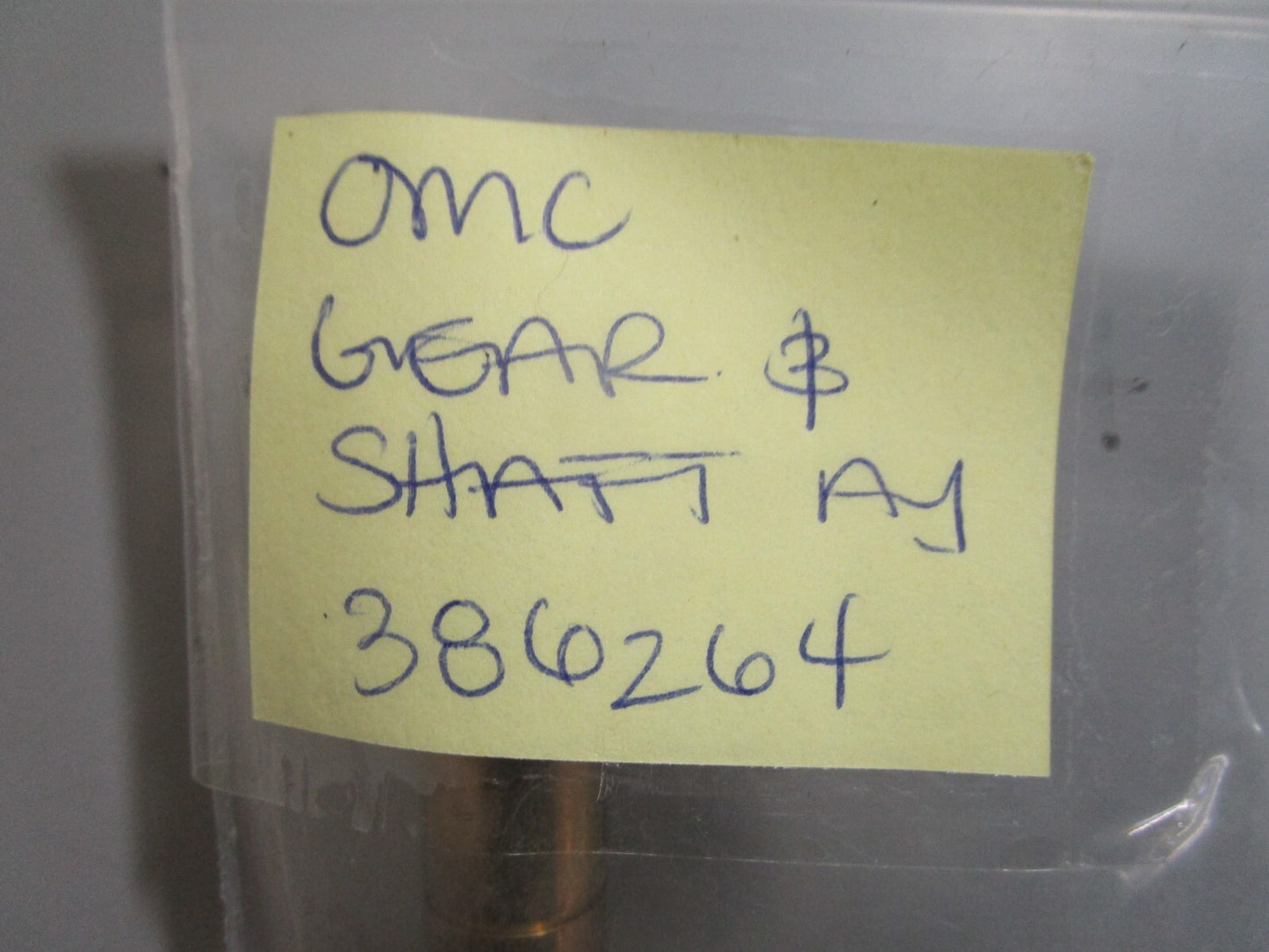 *NEW OEM* 0810 OMC Johnson Evinrude Gear & Shaft Assembly 386264 0386264
