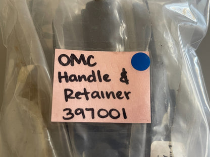 *NEW OEM* 0720 OMC Johnson Evinrude Handle & Retainer 397001 0397001