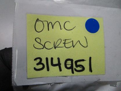 *NEW OEM* (LOT OF 2) 0720 OMC Johnson Evinrude Screw 314951 0314951