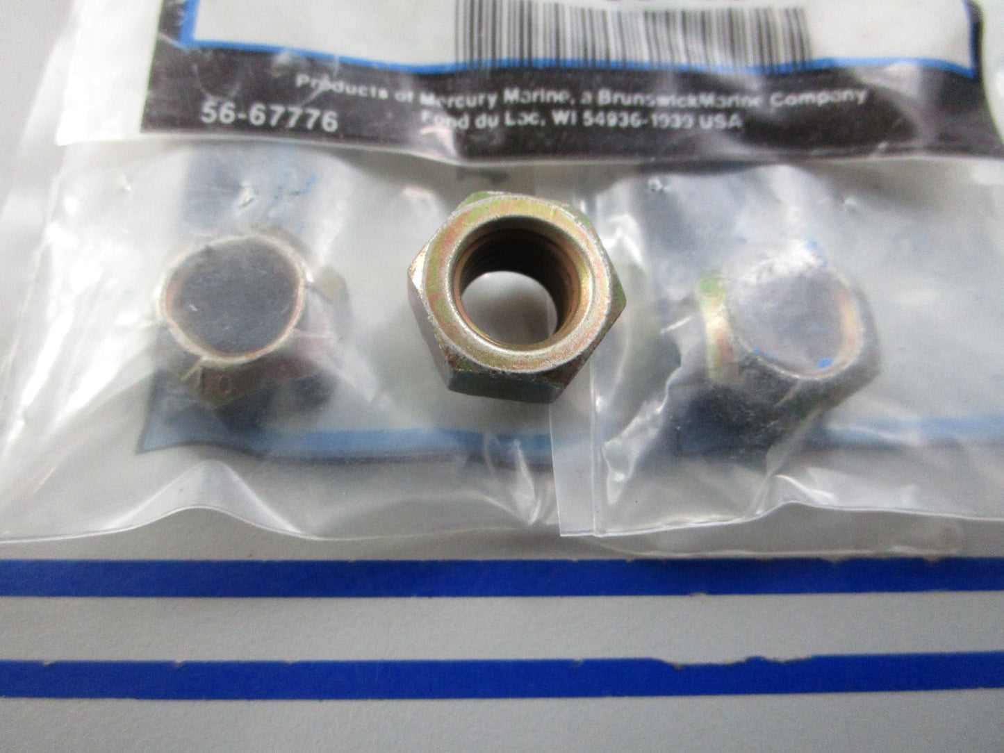 NEW OEM (LOT OF 3) 11-90517 Mercury Quicksilver Nut 0810