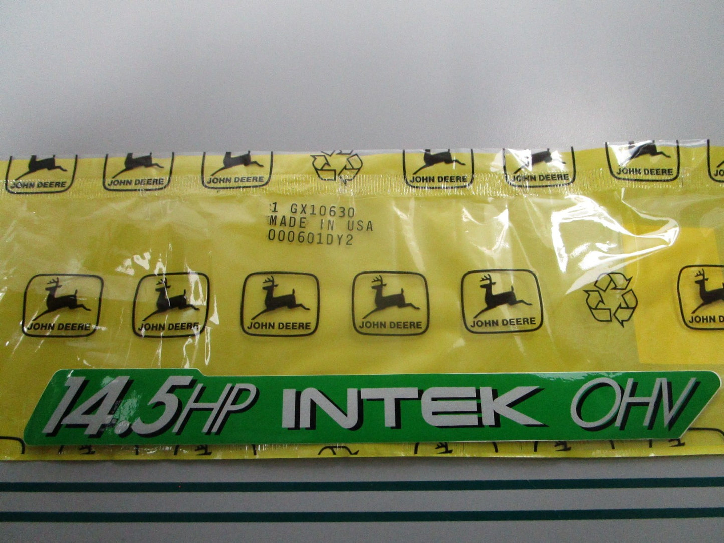 NEW OEM GX10630 John Deere Label 0810