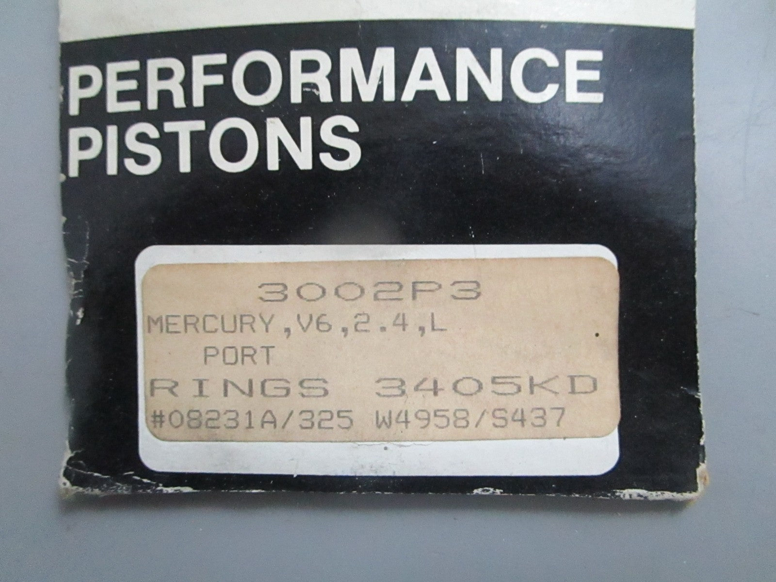 *NEW* 0820 Wiseco .030 Piston Kit 3002P3 For Mercury