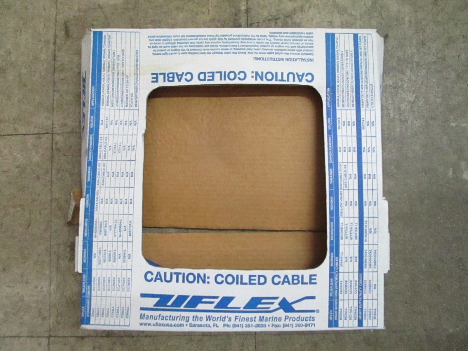*NEW* 0820 Uflex 21' Control Cable MACH36X21