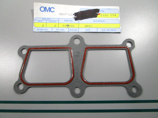 NEW OEM 319332 0319332 OMC Johnson Evinrude Gasket 0810