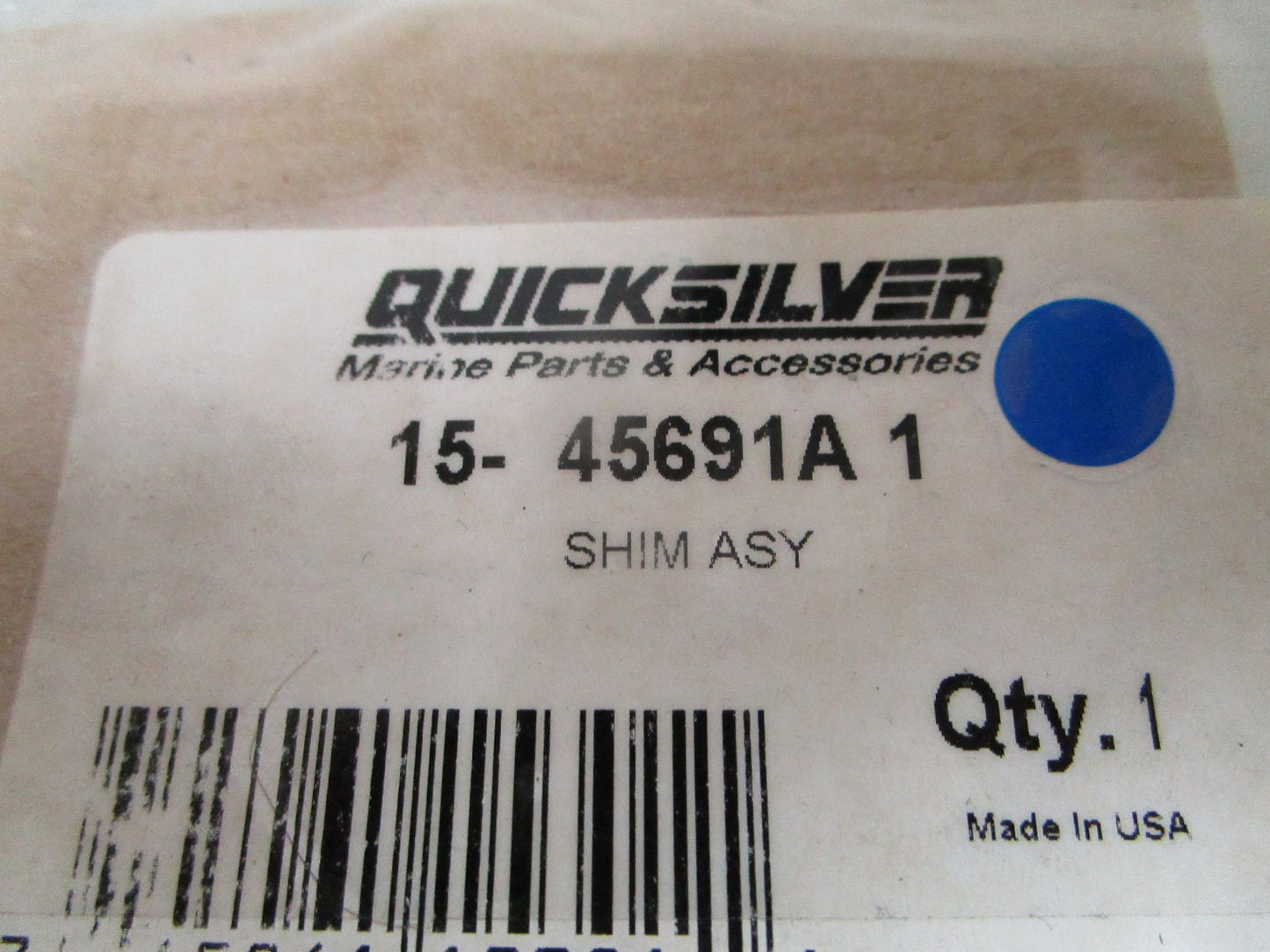 NEW OEM (LOT OF 4) 15-45691A 1 Mercury Quicksilver Shim Assembly 0810