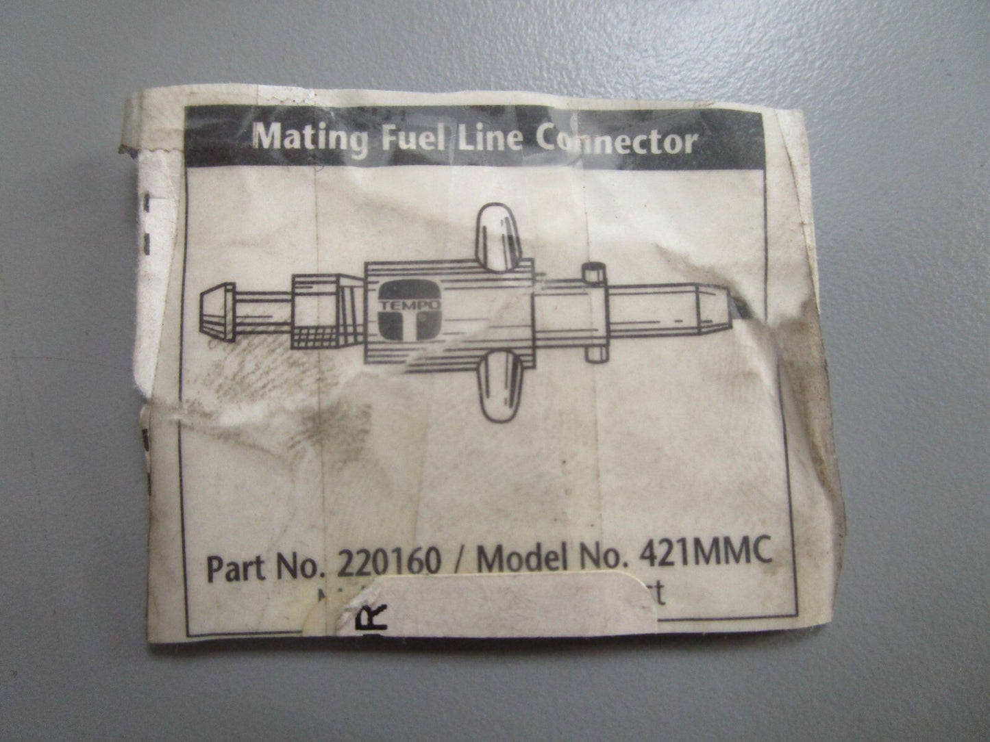 *NEW* (LOT OF 2) 0810 Tempo Fuel Line Connector 220160
