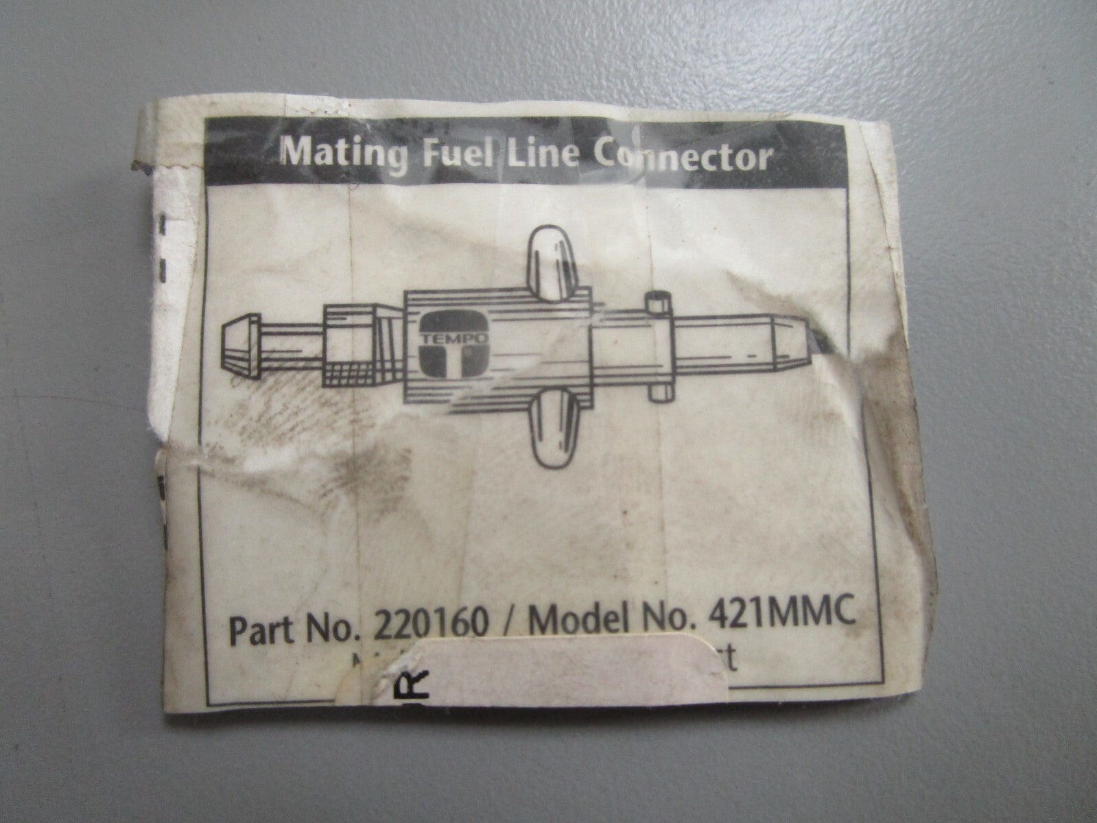 *NEW* (LOT OF 2) 0810 Tempo Fuel Line Connector 220160