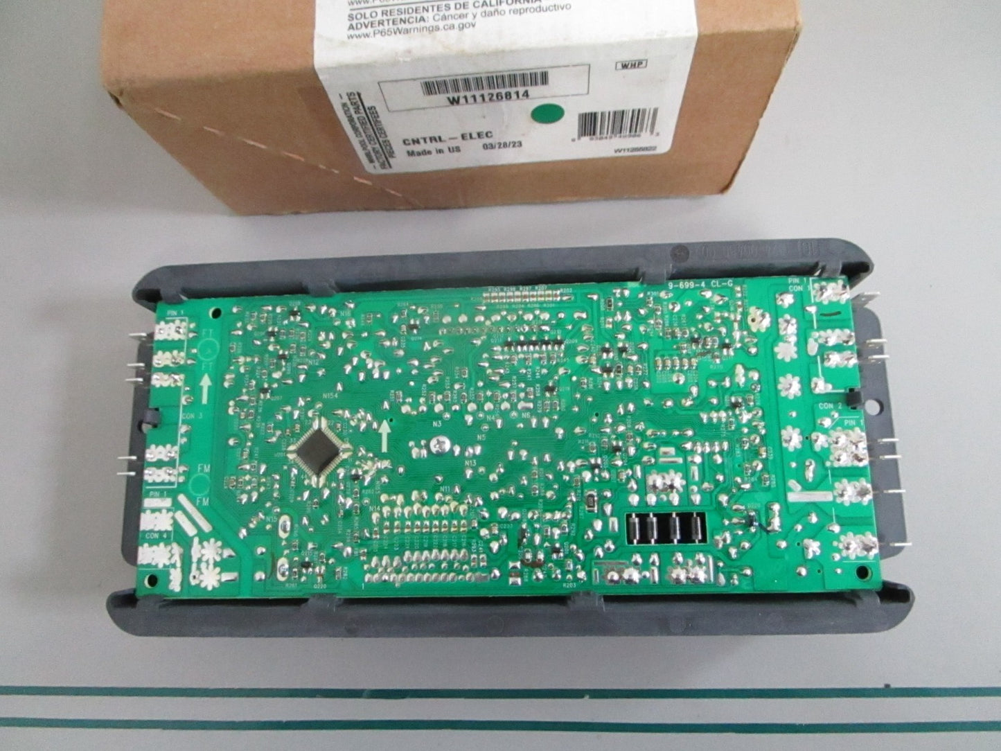 Whirlpool NEW OEM Gas Range Control Board W11126814 NOS Black Factory Part 0820
