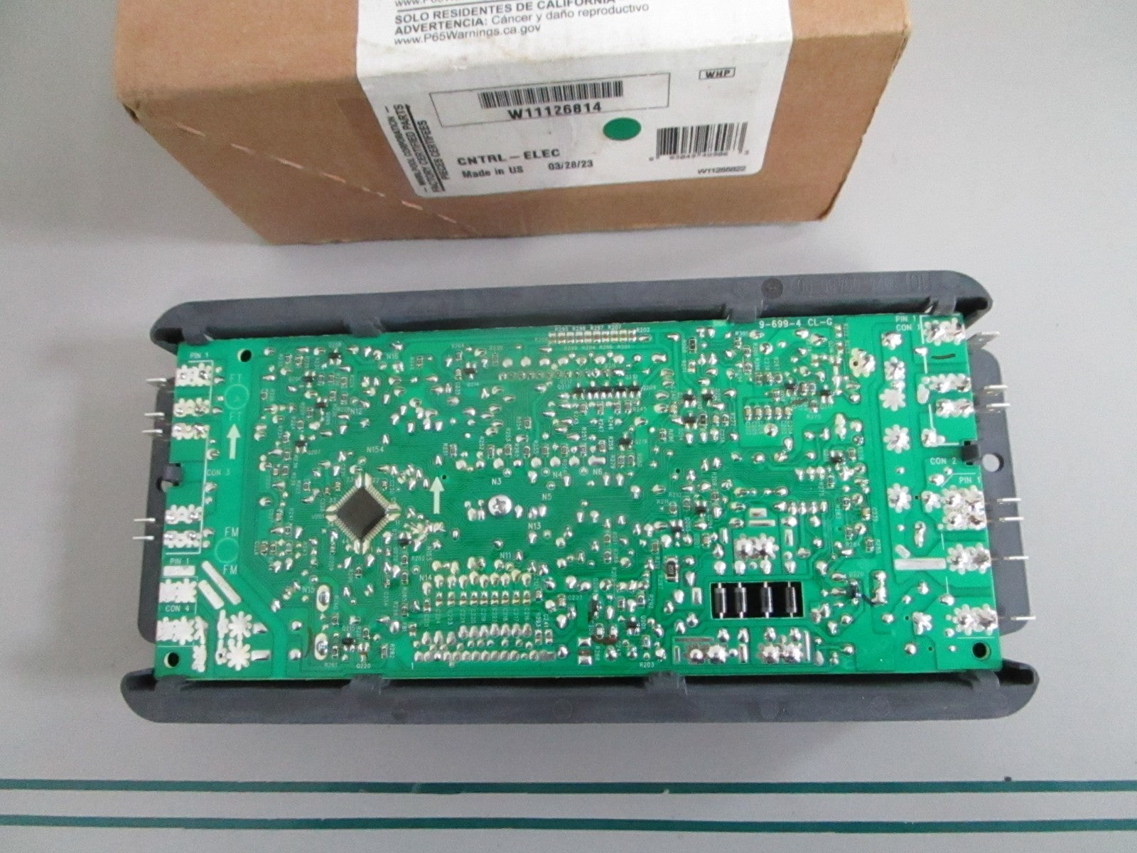 Whirlpool NEW OEM Gas Range Control Board W11126814 NOS Black Factory Part 0820