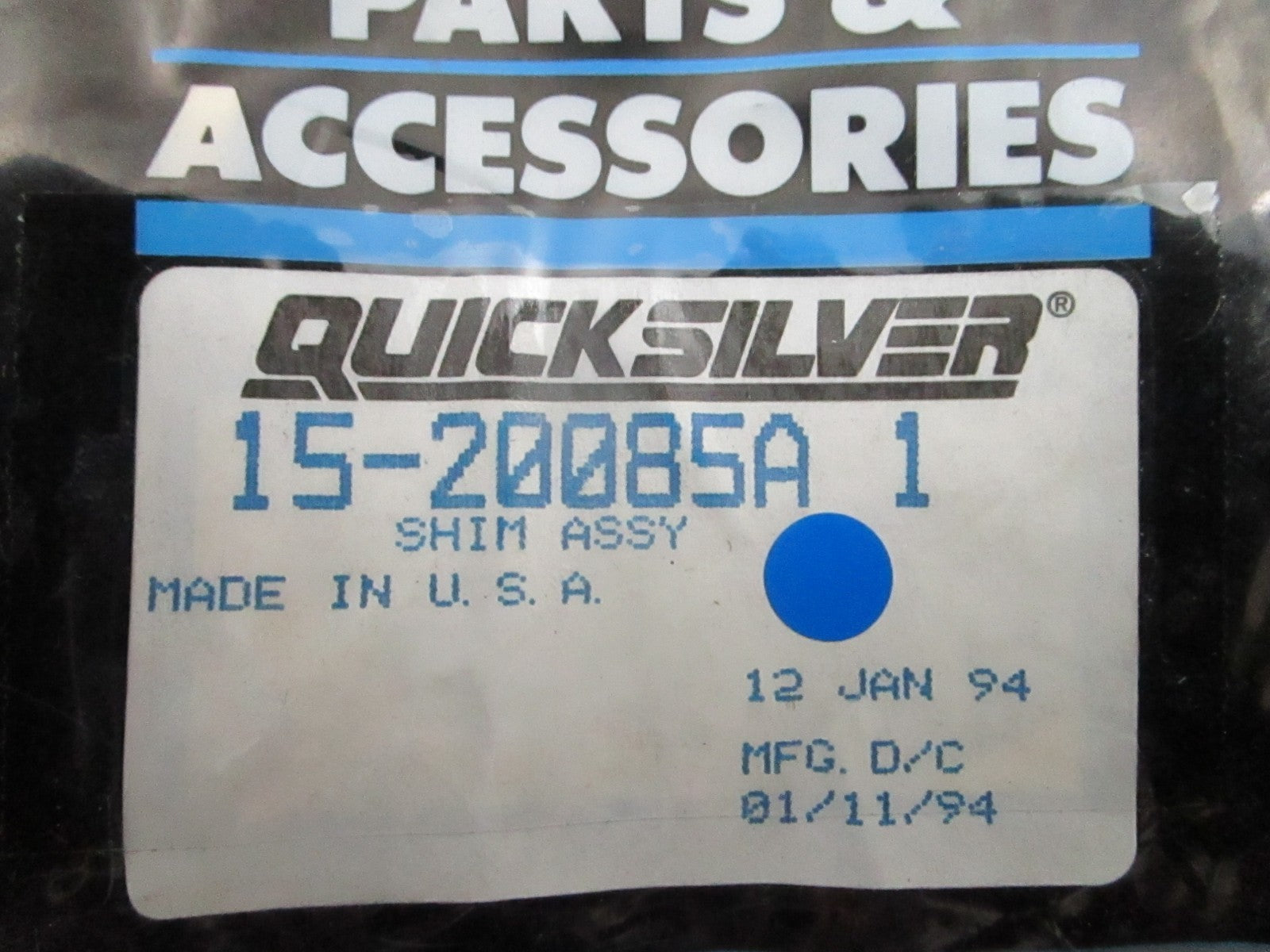 *NEW OEM* 0810 Mercury Quicksilver Shim Assembly 15-20085A 1