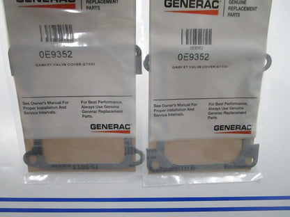*NEW OEM* (LOT OF 2) 0810 Generac Valve Cover Gasket 0E9352