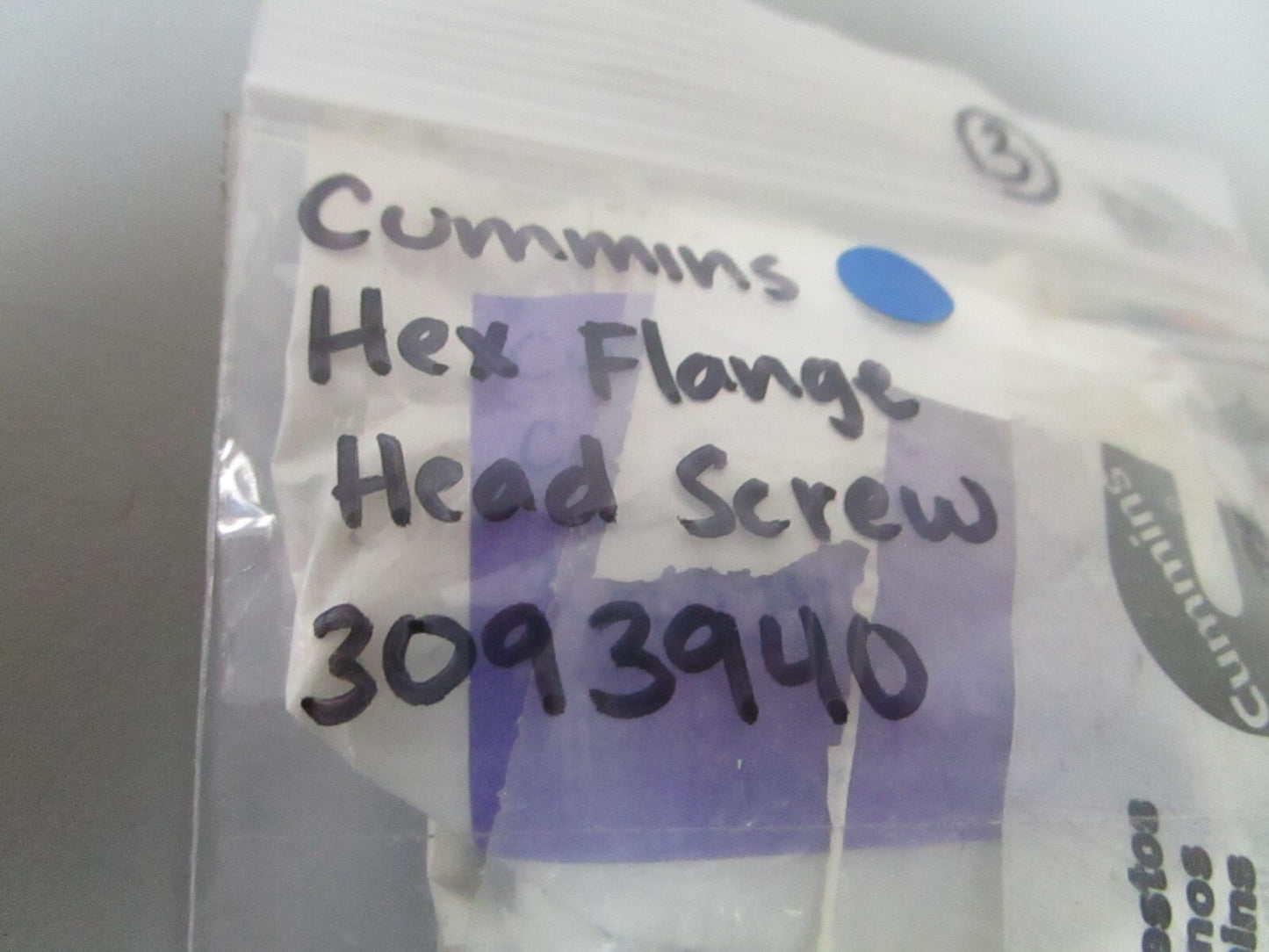 *NEW OEM* 0810 Cummins Hex Flange Head Screw 3093940