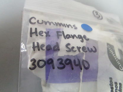 *NEW OEM* 0810 Cummins Hex Flange Head Screw 3093940