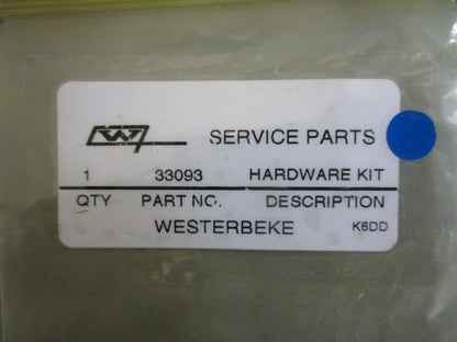 *NEW OEM* 0820 Westerbeke Hardware Kit 33093