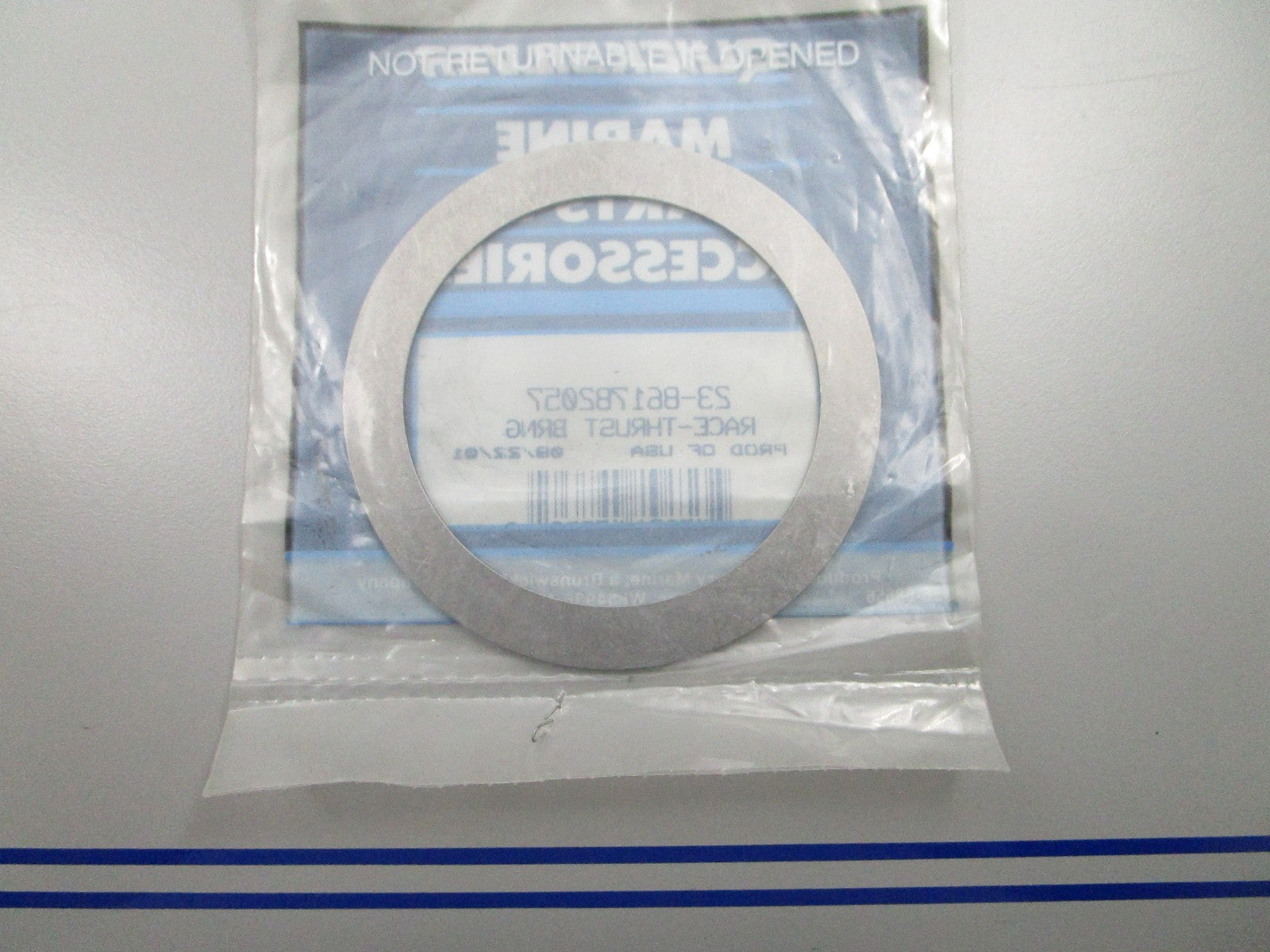 *NEW OEM* 0810 Mercury Quicksilver Thrust Bearing Race 23-861782057