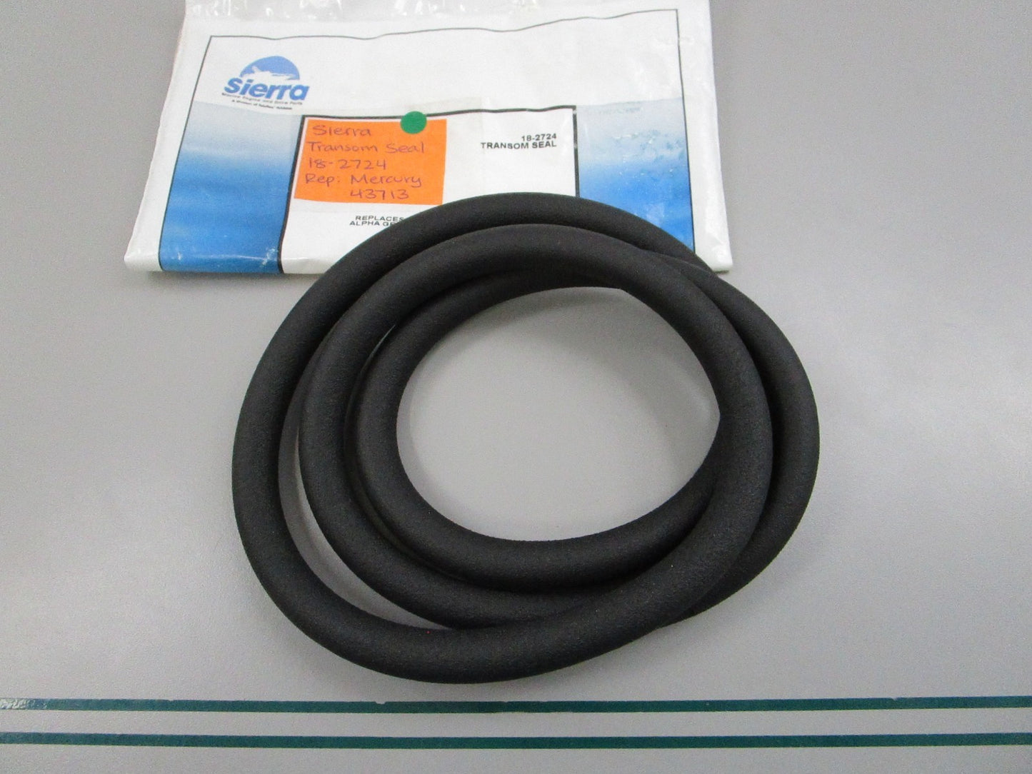 NEW 18-2724 Replaces: Mercury 43713 Sierra Transom Seal 0810