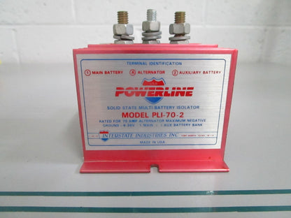NEW OEM PLI-70-2 Powerline Solid State Multi-Battery Isolator 0820
