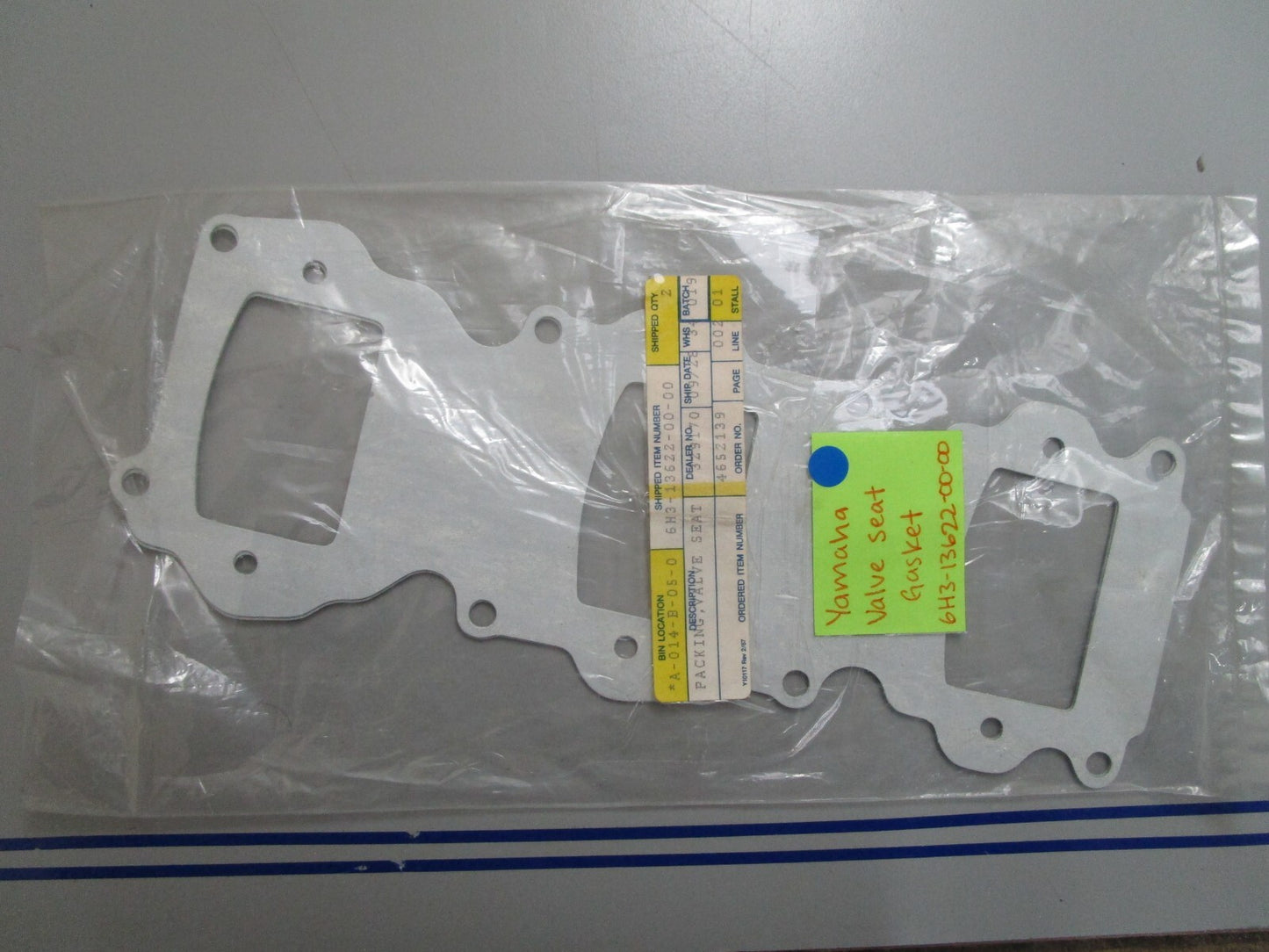 *NEW OEM* 0810 Yamaha Valve Seat Gasket 6H3-13622-00-00
