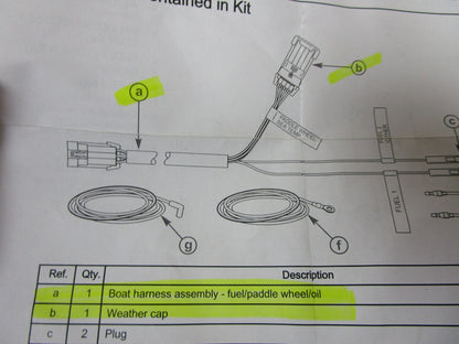 *NEW OEM* 0720 Mercury Quicksilver Partial Harness Kit 84-8M0075945
