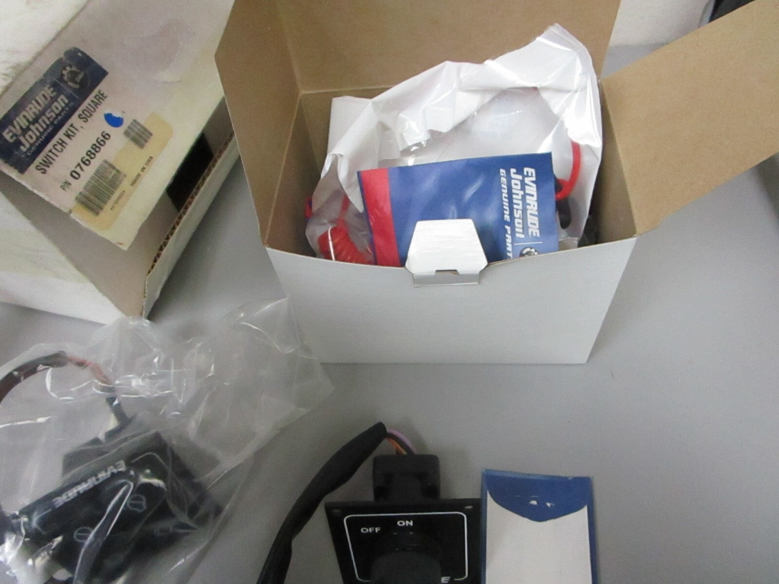 *NEW OEM* 0720 OMC Johnson Evinrude Square Switch Kit 768866 0768866