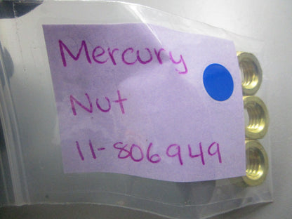 *NEW OEM* (LOT OF 4) 0810 Mercury Quicksilver Nut 11-806949