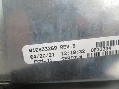 Whirlpool W10818296 NEW OEM Refrigerator Electronic Control Board Maytag 0820