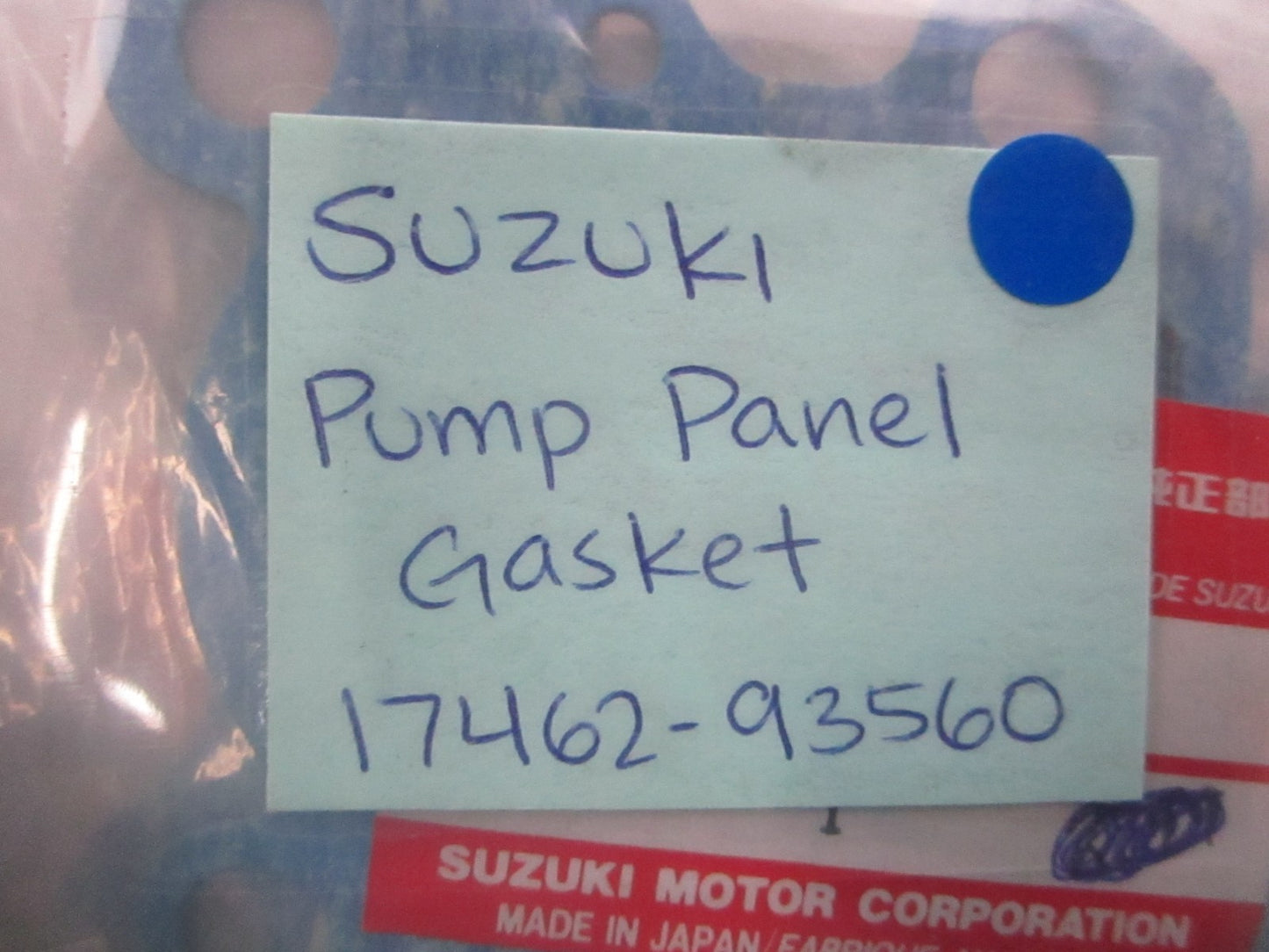 *NEW OEM* 0810 Suzuki Pump Panel Gasket 17462-93560