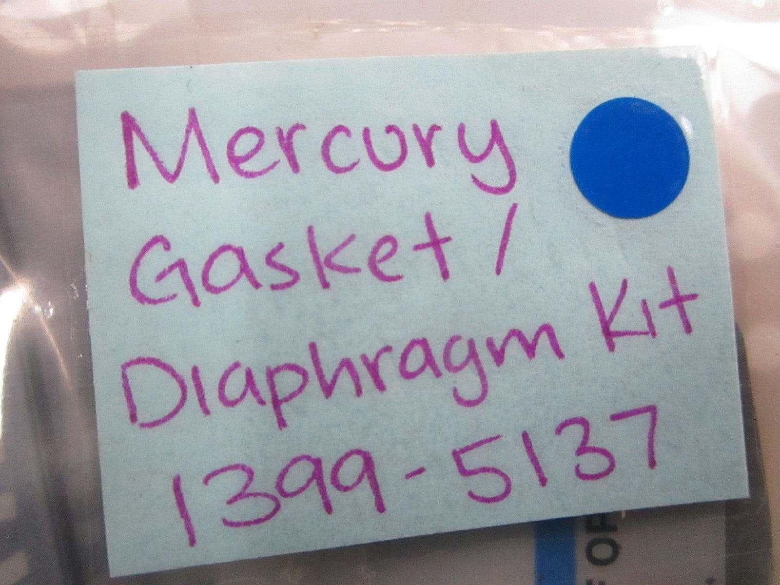 *NEW OEM* 0810 Mercury Quicksilver Gasket/Diaphragm Kit 1399-5137
