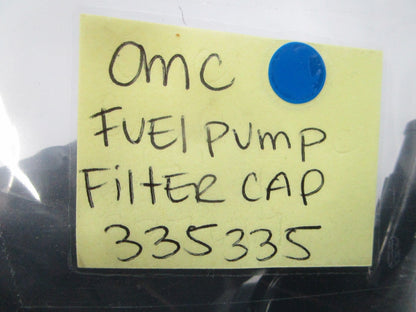 NEW OEM 335335 0335335 OMC Johnson Evinrude Fuel Pump Filter Cap 0810