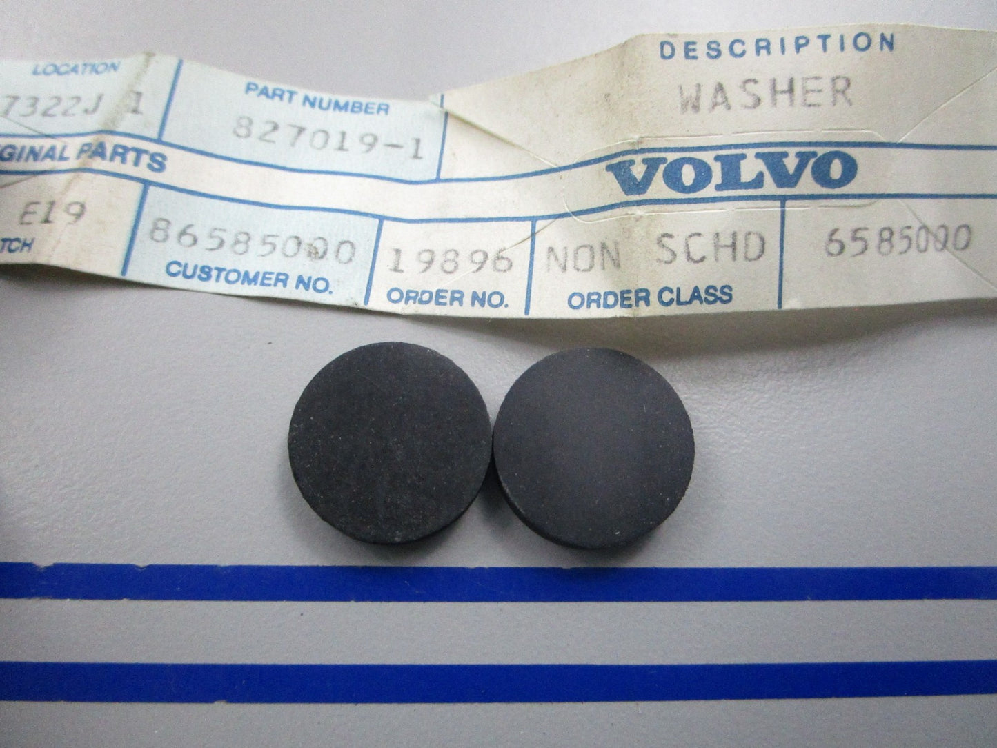 NEW OEM (LOT OF 2) 827019 Volvo Penta Washer 0810