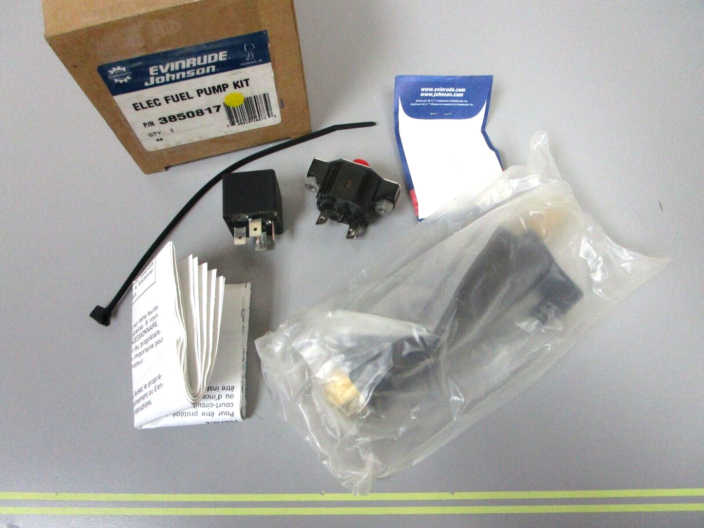 *NEW OEM* 0720 OMC Johnson Evinrude Electric Fuel Pump Kit 3850817