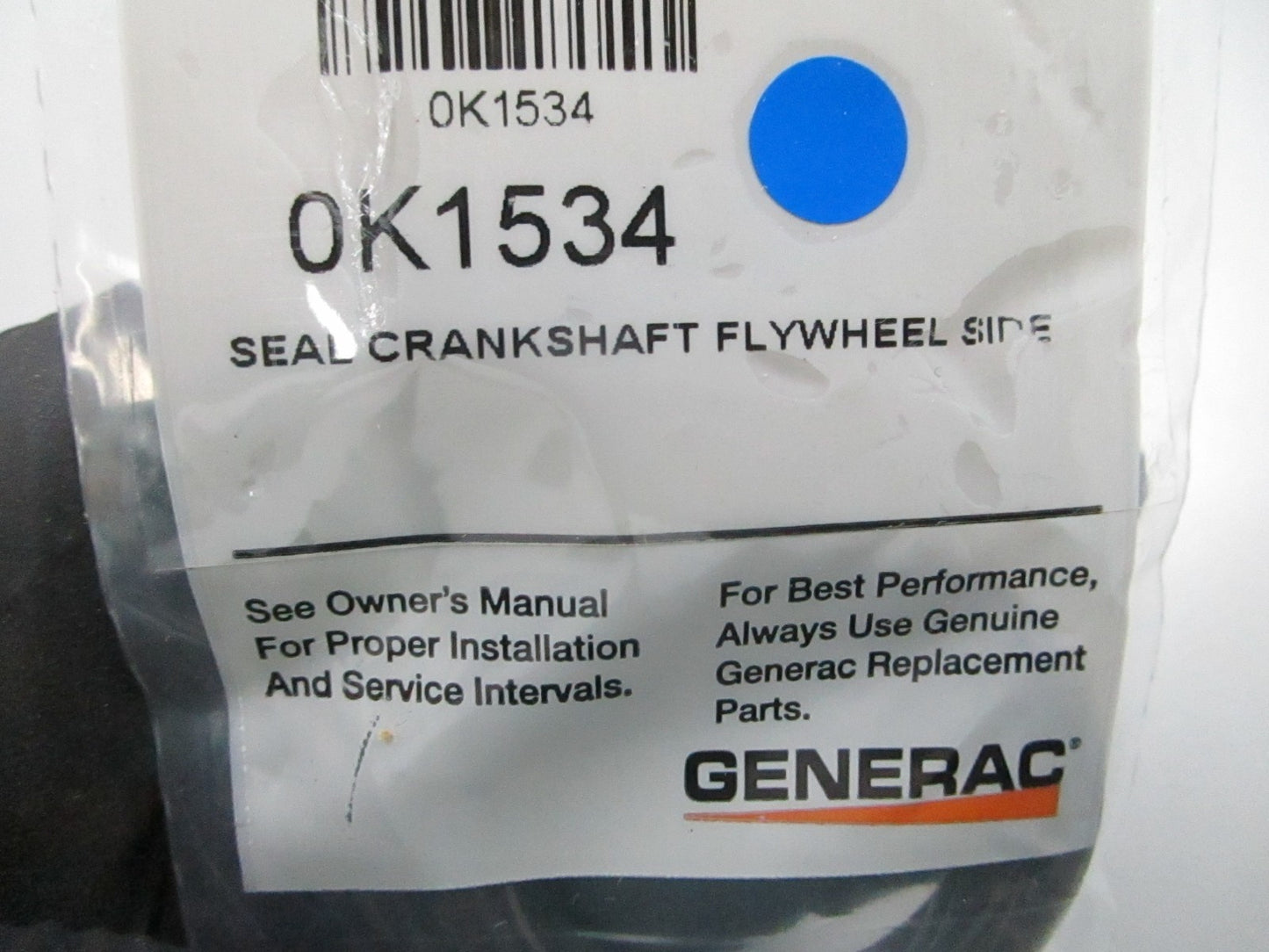 *NEW OEM* 0810 Generac Seal Crankshaft Flywheel Side 0K1534