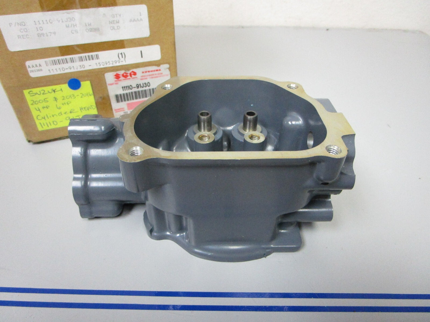 *NEW OEM* 0720 Suzuki 4hp 6hp 2005 2013-2016 Cylinder Head 11110-91J30