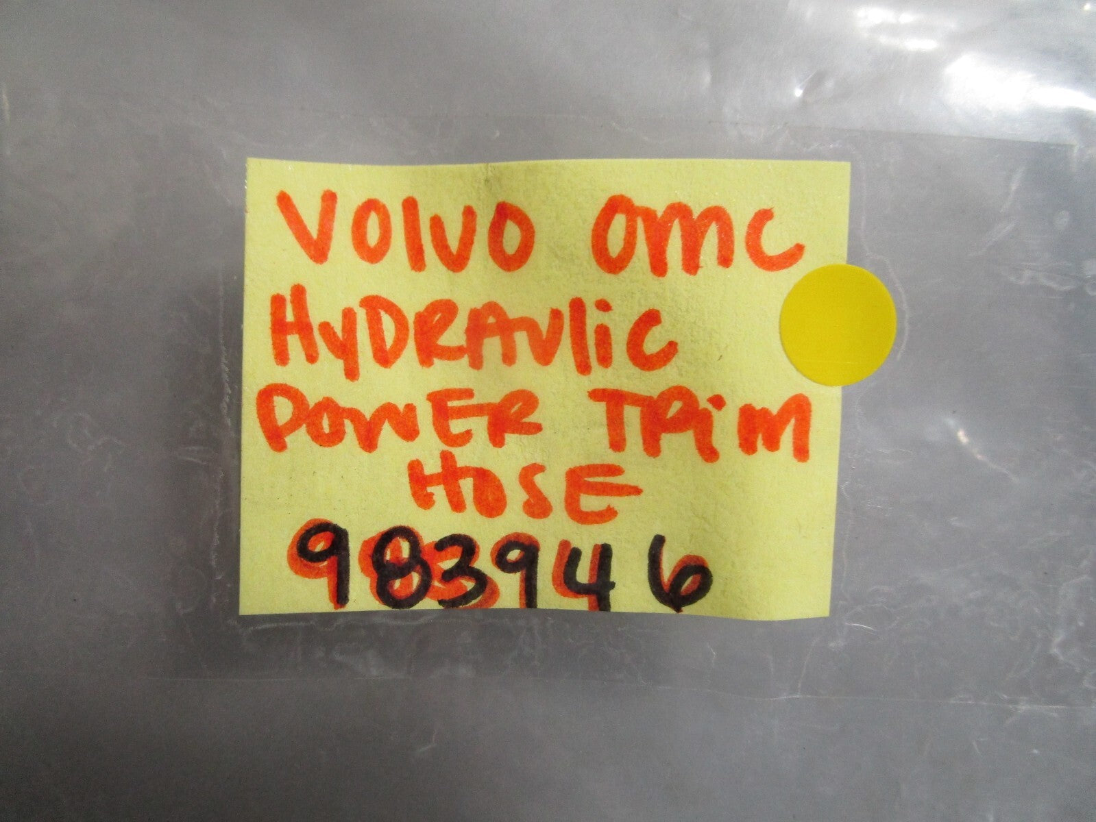 *NEW OEM* 0810 Volvo OMC Hydraulic Power Trim Hose 983946