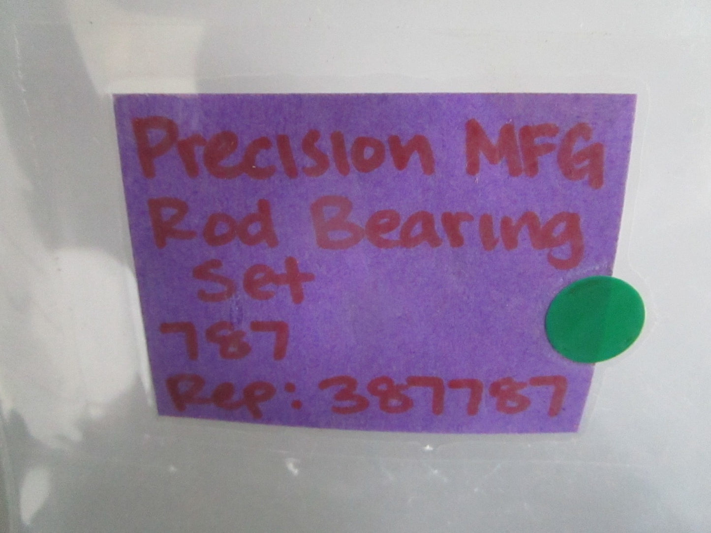 NEW 787 Precision MFG Rod Bearing Set Rep: 387787 OMC 0820