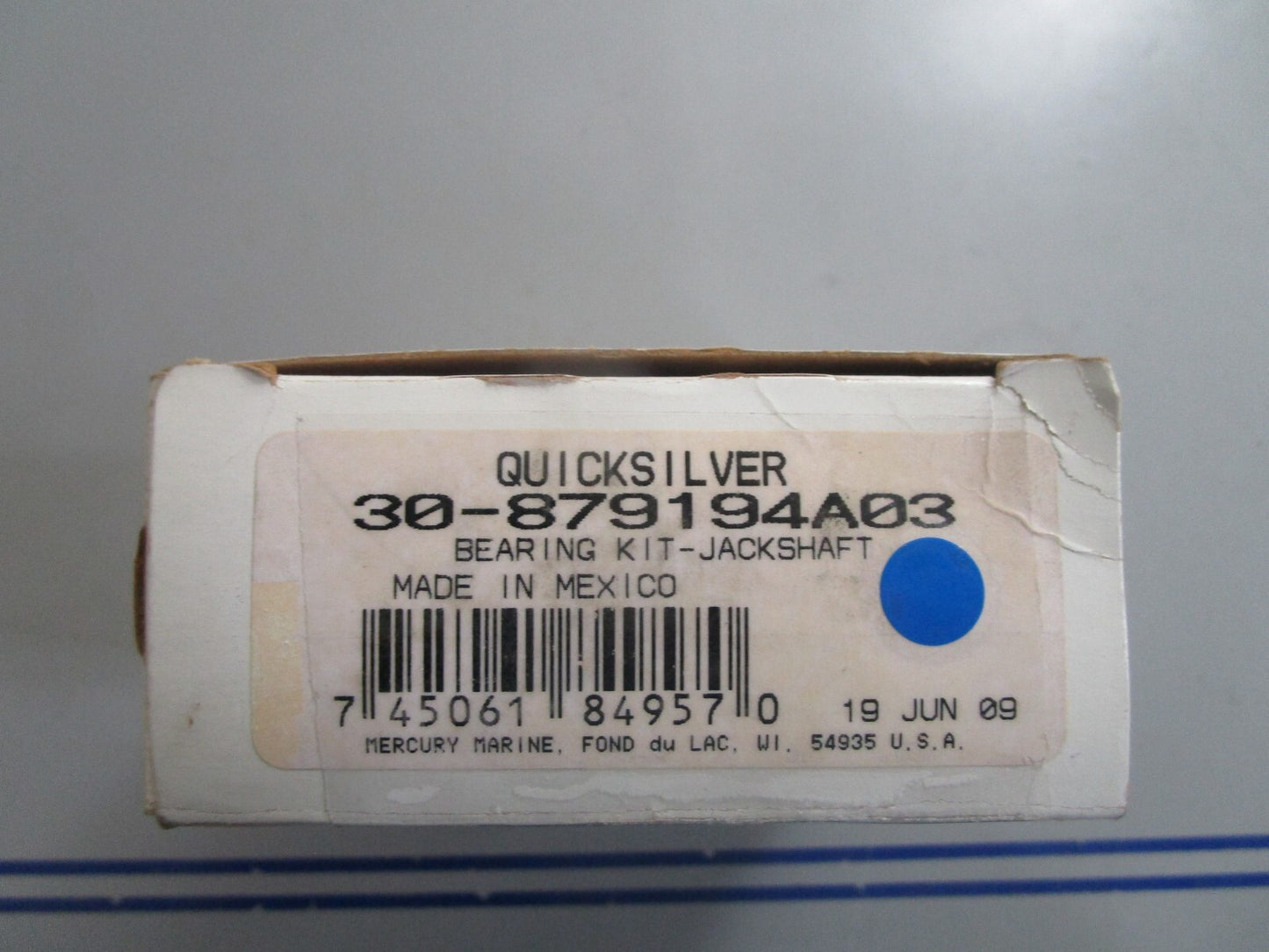 *NEW OEM* 0810 Mercury Quicksilver Bearing 30-879194A03