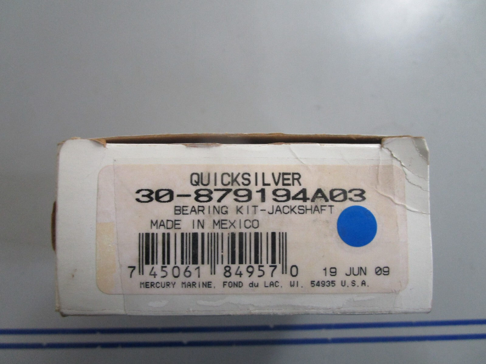 *NEW OEM* 0810 Mercury Quicksilver Bearing 30-879194A03
