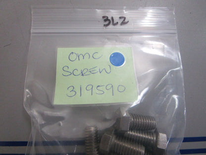 *NEW OEM* (LOT OF 2) 0810 OMC Johnson Evinrude Screw 319590 0319590