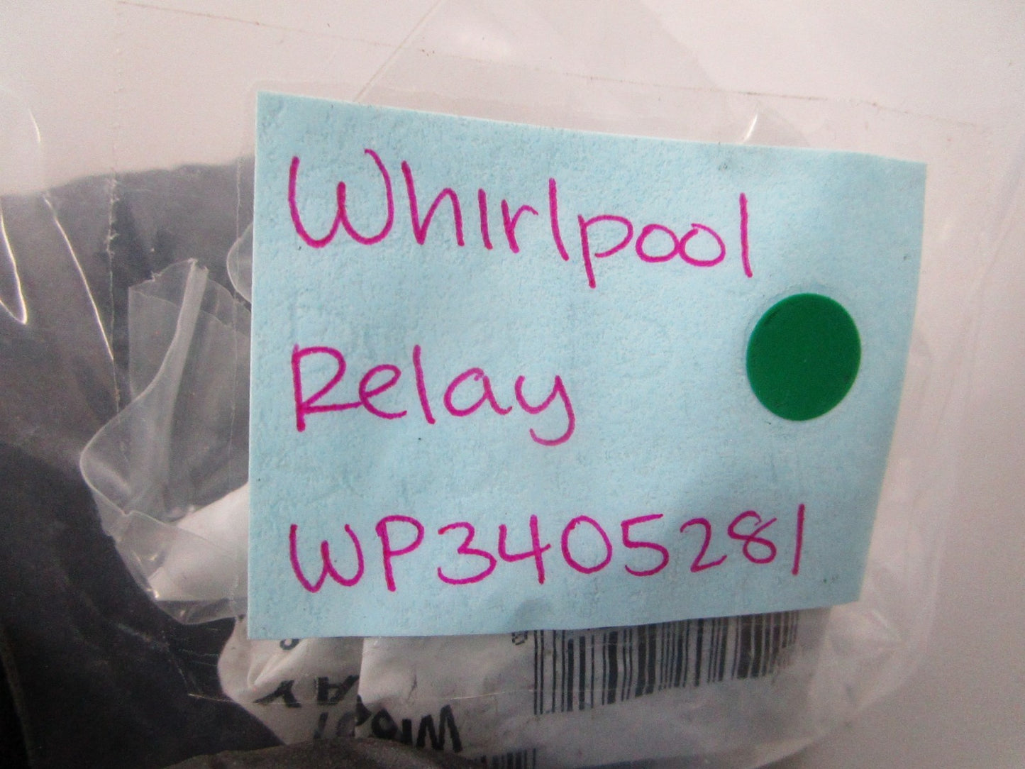NEW OEM WP3405281 Whirlpool Relay 0810